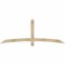 Ekena Millwork Bellingham Rough Sawn Timber Gable Bracket, Douglas Fir, 84"W x 31"H x 2"D x 4"F, 9/12 Pitch GBW084X31X0204BEL00RDF - alternate 1